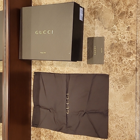 WOMEN'S GUCCI BLACK PATENT LEATHER HORESBIT ANKLE STRAP SHOES SANDALS HEELS BOX - Picture 13 of 14